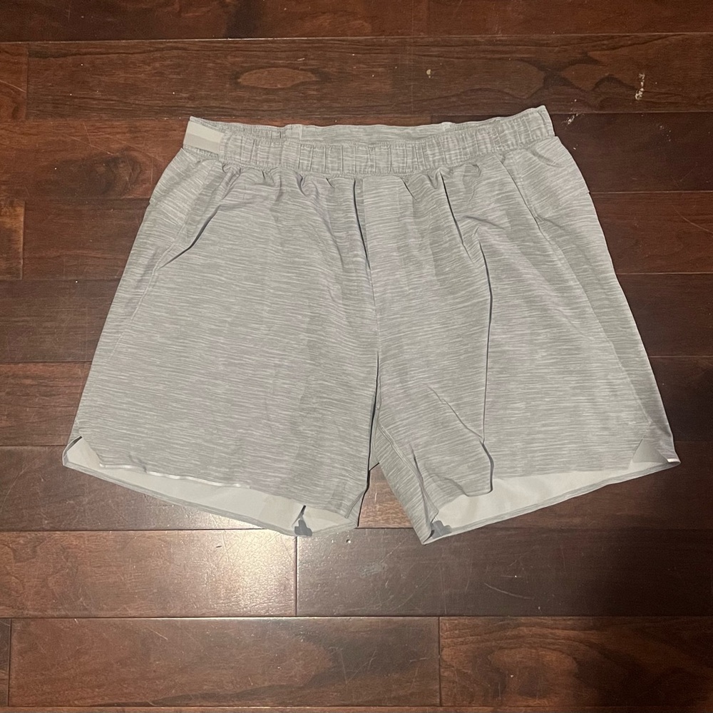 Lululemon Athletica Light Gray Athletic Shorts